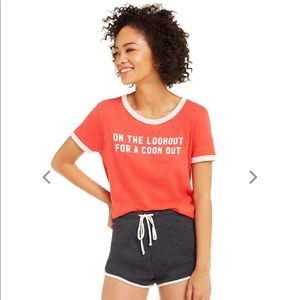 NWT WILDFOX “Cook Out” Johnny Ringer Tee